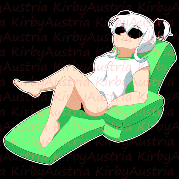 Panda Global Mascot Relaxing